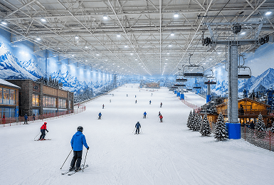 Indoor ski slopes
