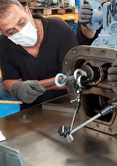 Compressor service centers